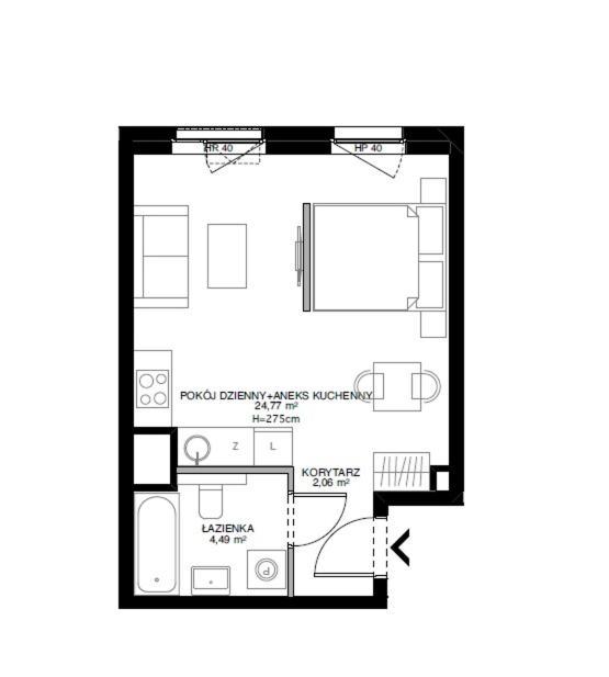 Appartement Zloty Lotos-Srodmiescie Z Darmowym Parkingiem à Gdańsk Extérieur photo